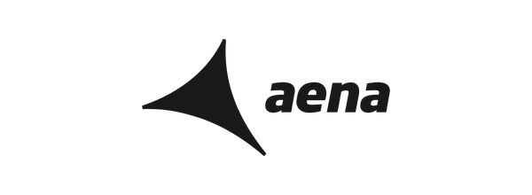 Logotip de Aena, client de Karmina