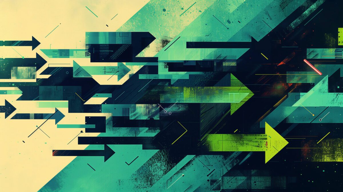 Composició visual de Smart Team sobre processos, direcció i optimització